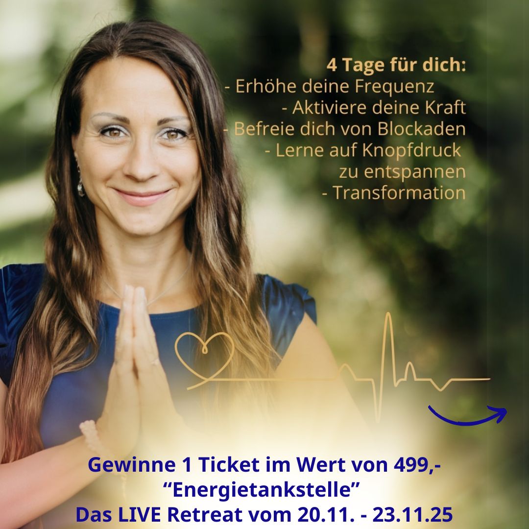 🎉 GEWINNSPIEL zum Geburtstag ➡️ 1 RETREAT-TICKET im Wert von 499 €! 🎉Ich verschenke 1 Platz für mein 4-tägiges LIVE-Transformationsseminar:🌿 „Energietankstelle“ – vom 20.–23. November 2025Ein Raum für Rückverbindung, tiefe Heilung und echte Veränderung. 💫✨ Heute ist mein Geburtstag –und ich möchte mit dir feiern!Weil ich zutiefst dankbar bin, diesen Weg gehen zu dürfen,verschenke ich 1 Ticket an jemanden,der spürt: Da wartet mehr auf mich.🌟 Willst du dabei sein? Dann mach mit:1. ❤️ Like diesen Beitrag2. 📲 Teile ihn in deiner Story & markiere @maria_neuhuber und auf Facebook: marianeuhubermentor3. 👯 Markiere 2 Herzensmenschen in den Kommentaren4. ➕ Folge mir auf Instagram & Facebook💫 Jedes Teilen (Story oder Beitrag) = ein zusätzliches Los im Lostopf!📅 Teilnahmeschluss: Montag, 30. Juni 2025, 20:00 Uhr📬 Die Gewinner:in wird per Zufallsprinzip gezogen & per Nachricht informiert.🚫 Dieses Gewinnspiel steht in keiner Verbindung zu Meta, Instagram oder Facebook.💸 Keine Barauszahlung möglich. Der Gewinn ist übertragbar.🛏️ Die Unterkunft wird von mir organisiert – zum Spitzenpreis im Partnerhotel.Die Kosten dafür trägst du selbst.Alle Infos zum Seminarort & zur Übernachtung findest du auf meiner Homepage (Link in Bio). 🌿🎁 Du willst fix dabei sein? Sichere dir dein Ticket jetzt bis am 2.7.25 zum💛 Geburtstags-Sonderpreis: nur 333 € statt 499 €👉 Gültig bis Mittwoch, 2.7.25 um Mitternacht!➡️ Link in Bio oder Kommentar✨ Lass uns gemeinsam feiern – und tief gehen. Ich freu mich auf dich! 💫Von Herzen,Maria🌊 Dein Meeresstern 🌟#TransformationJetzt #Retreat2025 #Energietankstelle #HealingJourney #Persönlichkeitsentwicklung #MentorinMitHerz #Emotionscoaching #InnereStärke #TiefeStattOberfläche #ZurückZuDir #SpiritualitätLeben #SoulWisdom #Selbstheilung #AchtsamkeitLeben #Seelenweg #Multidimensionalität #StrahlenVonInnen #WachstumMitHerz #SelbstwertStärken #Selbstführung #FühlenVerbindet #EmpfangenStattLeisten #TransformationErleben #RetreatAustria #RetreatGewinnspiel #Geburtstagsspecial